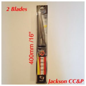 2X400MM WIPER BLADES GOLF 2 C/CL/GL FIESTA 83/89 CORSA A 82/93 RENAULT R9/R11