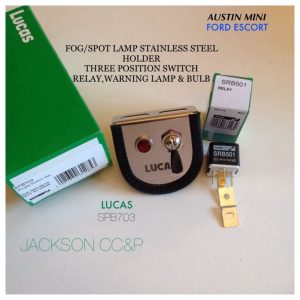 AUSTIN MINI / FORD ESCORT LUCAS SPB 703 WITH 3 POSITION SWITCH STAINLESS STEEL