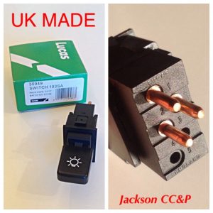 LUCAS 30949 MGB MGB GT LIGHT SWITCH 1977-81 3 183SA