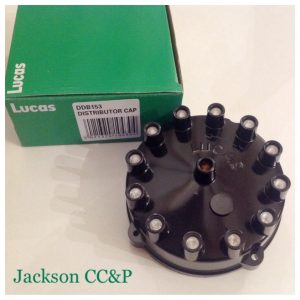 Lucas DDB153 Distributor Cap fits Jaguar XJ, E-TYPE JLM9527, JS402