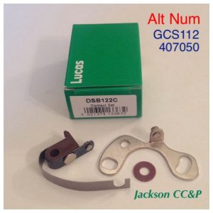 Lucas DSB122C Contact Points 407050, GCS112 JAGUAR, ASTON MARTIN, MG 45-55