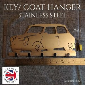 Classic Mini Cooper Type Key /Coat Hooks with Fixings