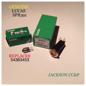 LUCAS  SPB391 54363453 WL15 AMBER WARNING LIGHT  TRIUMPH/NORTON/BSA MOTORCYCLES