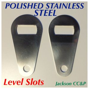 Triumph Front Mudguard Bracket x2 Stainless Steel Level Slot Tiger Cub 97-1685