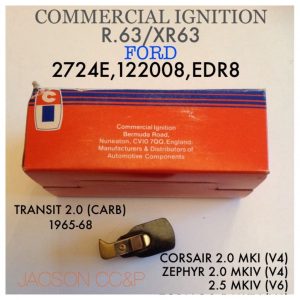 CI R63/XR63 Lucas DRB137 Ford 2724E 12200B MOTORCRAFT EDR8 FORD FINS1420885 SR19