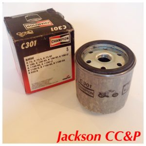 Champion C301 Oil Filter fits  BMW K75, K100 , K1100, R100, R850 R