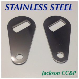 Triumph Front Mudguard Brackets x2 Polished Stainless steel Tiger Cub 87-1688