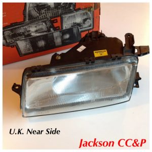 Vauxhall Cavalier 1988-1992 HEADLIGHT ASSEMBLY H4 LUCAS GM OE  LWB163 NEAR SIDE