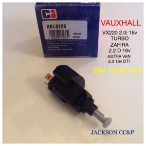 CI XBLS128 BRAKE LIGHT SWITCH VAUXHALL 1239449 GM VX220 2.0 16v TURBO ASTRA DTI
