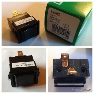 Jaguar C38637 Window Panel Rocker Switch Lucas 39980