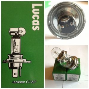 2x Lucas LLB410 classic headlamp bulb
