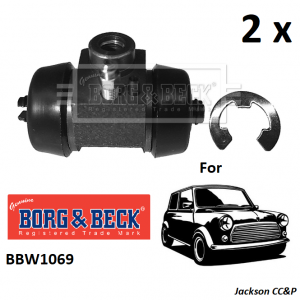 Borg & Beck Classic MINI Rear Brake Wheel Cylinder Pair BBW1069, 17H8152