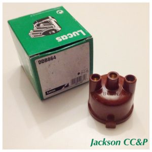 FIAT 500 1957-76 Classic  Distributor Cap Copper Inserts Lucas DDB864 Bobina
