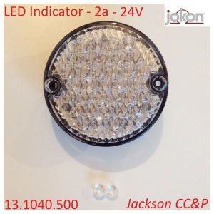 LED Indicator 2a Round 95mm Diameter 24V Caravan, Motorhome, Trailer - Joken