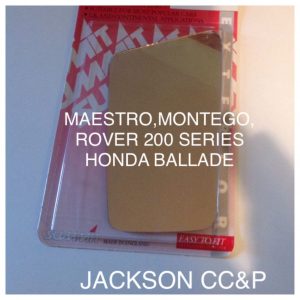 MAESTRO,MONTEGO,ROVER 200.REPLACEMENT FLAT DOOR MIRROR GLASS (NON HEATED)
