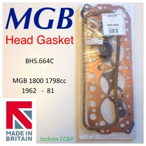 MG  MGB, MGB GT Copper Head Gasket Set BHS.664C AJM1163Z