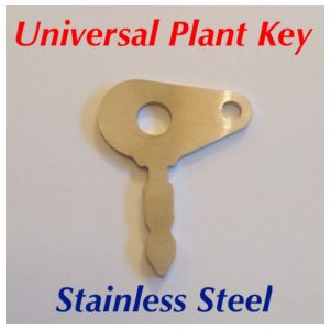 STAINLESS STEEL Universal Ignition Key for LUCAS 35670, JCB, Massey Ferguson