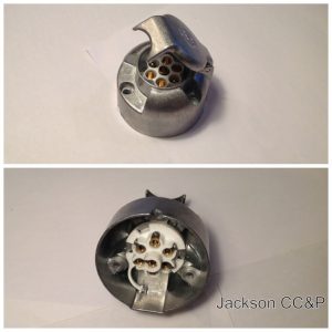 7 Pin Aluminium Trailer/Caravan  Socket