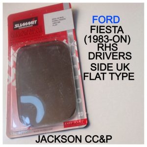 FORD FIESTA (1983 ON) REPLACEMENT GLASS SELF ADHESIVE RIGHT HAND/DRIVERS SIDE UK