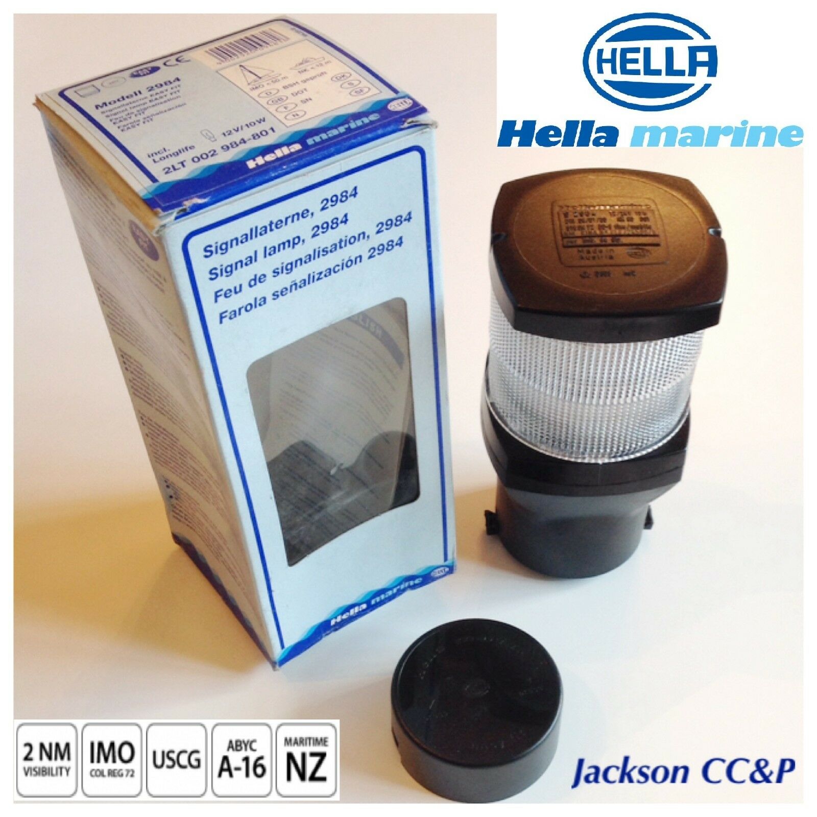 Hella Marine 2984 Signal Lamp 2NM - Internationally Approved 2LT 002 984-801