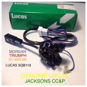 LUCAS SQB119 TRIUMPH/MORGAN/AC 3000 ME,HORN,DIRECTION,DIP,GENUINE LUCAS PART
