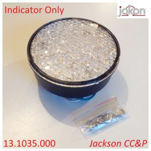 LED Indicator - Round 95mm Diameter, 12V Caravan, Motorhome, Trailer - Joken