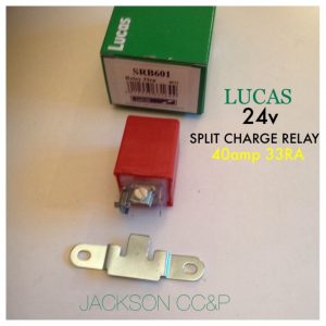 LUCAS SRB601 24v SPLIT CHARGE RELAY 33RA 40A STANDARD CONTINUOUS