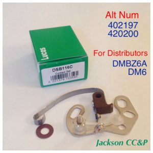 Lucas DSB116C Contact Points 420197 DM6 DMBZ6A JAGUAR ETYPE 61-63 MORRIS, AUSTIN