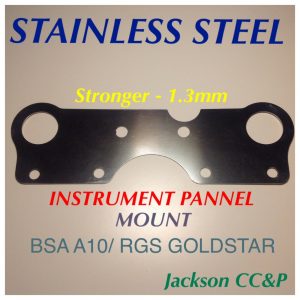 BSA A10 RGS/Gold Star Speedo/ Instrument Mounting Panel Stainless Steel