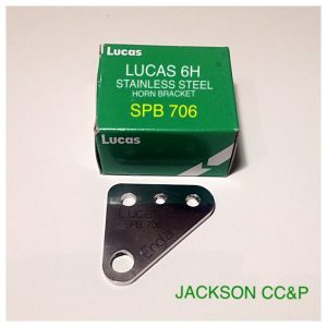 LUCAS 6H SPB706 STAINLESS STEEL HORN BRACKET MADE IN BIRMINGHAM ENGLAND