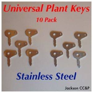 10 Pack STAINLESS STEEL Universal Ignition Key for LUCAS 35670, Massey Ferguson