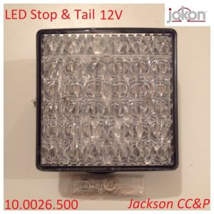 LED Stop & Tail Light Combined 12V Caravan Motorhome 80mm x 80mm Joken