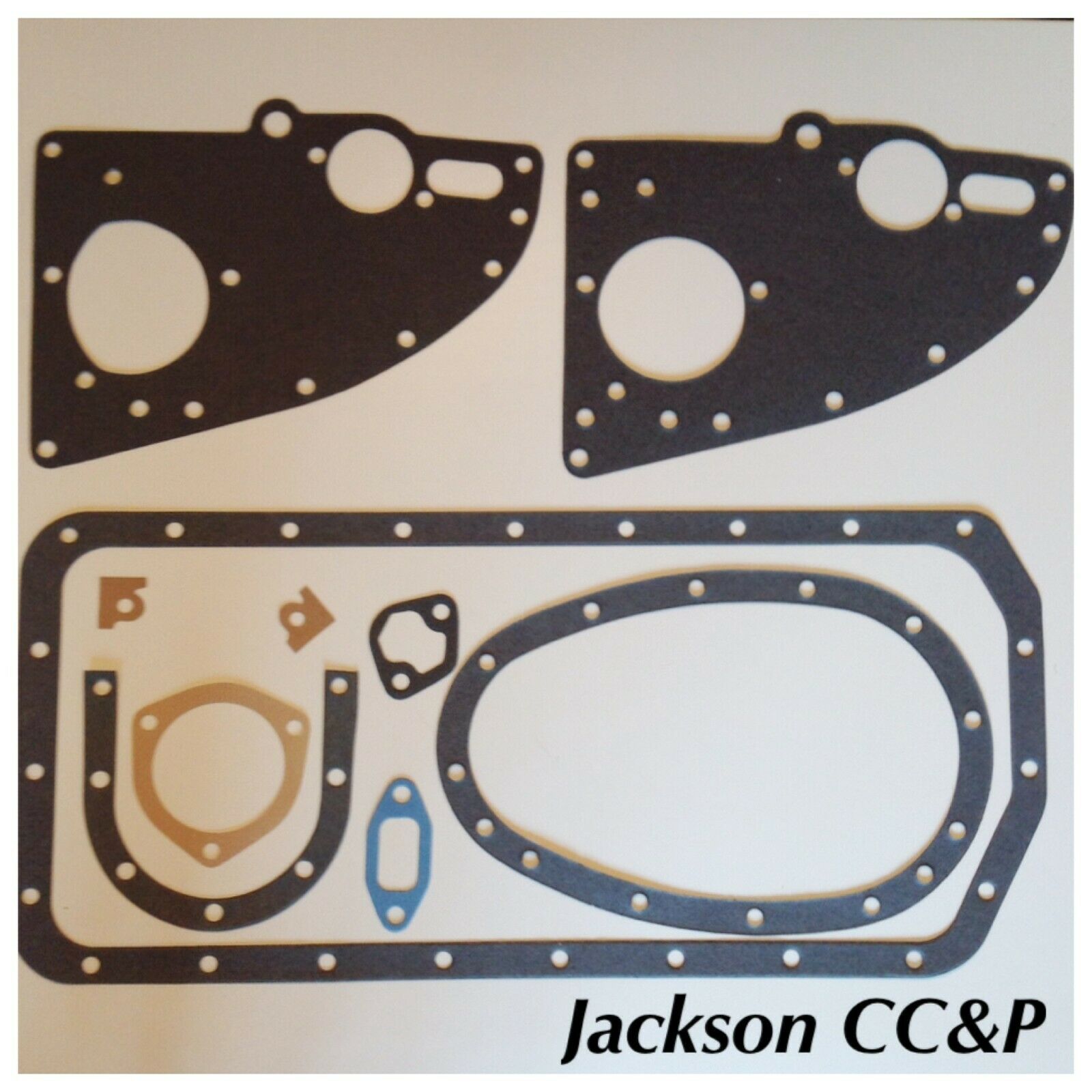 TRIUMPH TR5, TR6 >1972 6-CYL BOTTOM ENDGASKET SET (NON RECESSED BLOCK) AJM214