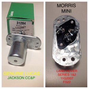 LAND ROVER SERIES 1&2 ,MORRIS MINI LUCAS 31284 FS22 FLOOR MOUNTED DIPPER 11G2007